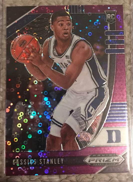 2020-21 Panini Prizm purple disco fast break Cassius Stanley rookie rc #28 16/49