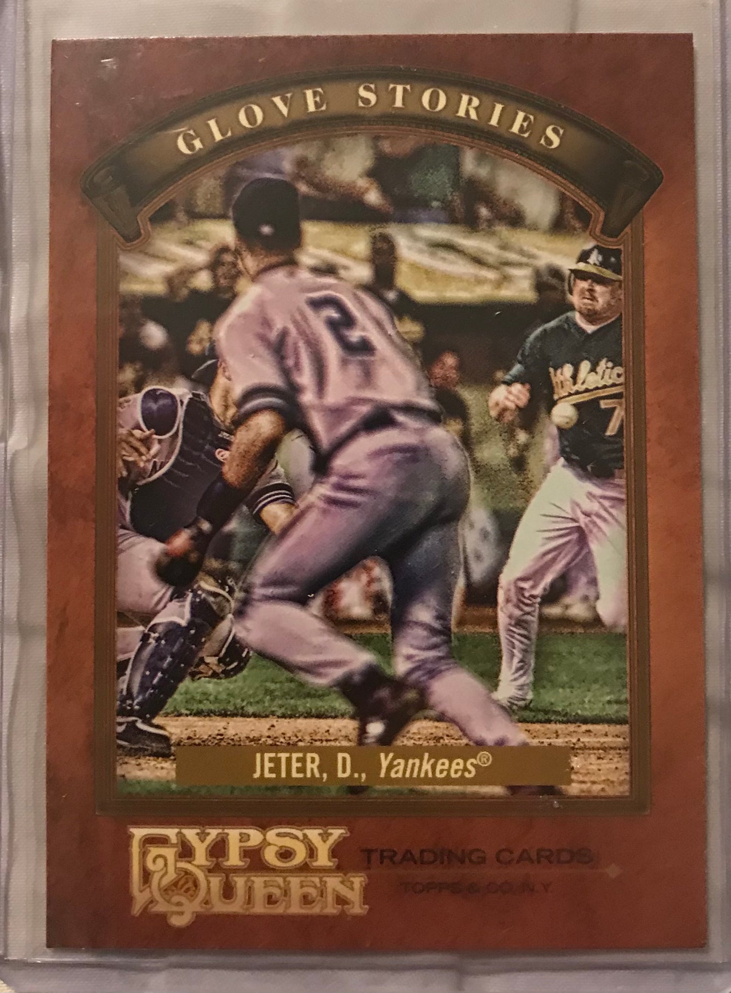 2012 Topps Gypsy Queen Derek Jeter glove stories GS-DJ