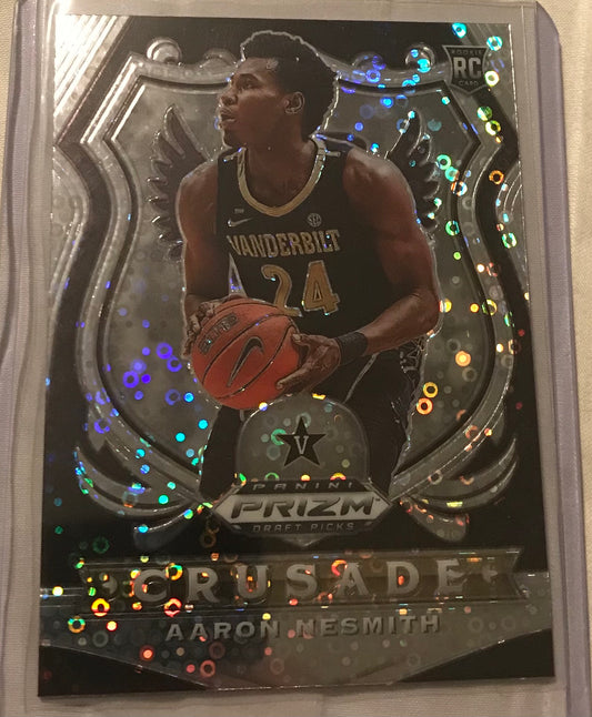 2020-21 Panini Prizm silver disco fast break Aaron Nesmith rookie rc #95