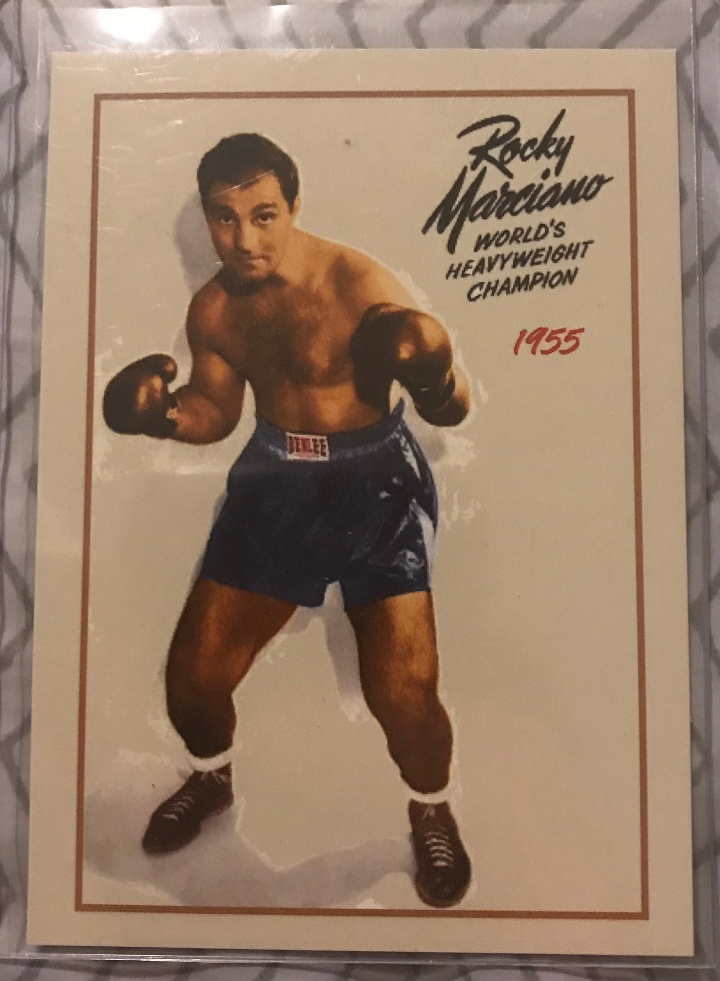 1988 superior cards 1955 Rocky Marciano undefeated /500