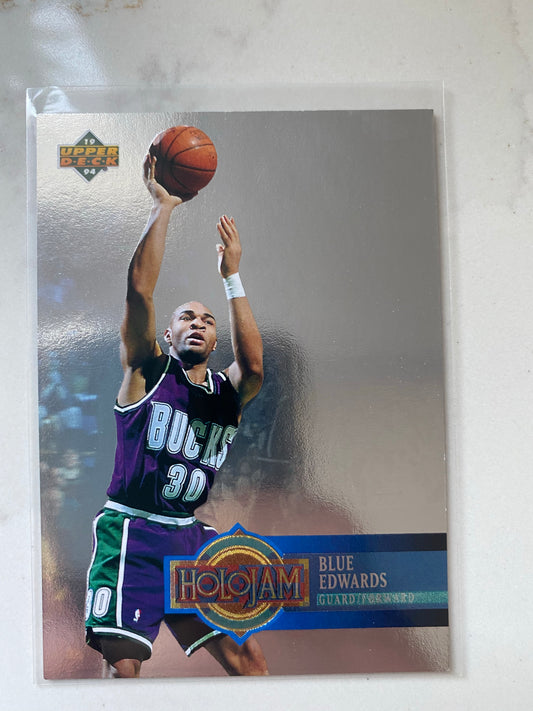 Blue Edwards 1993-94 Upper Deck Holojams #H15 Milwaukee Bucks