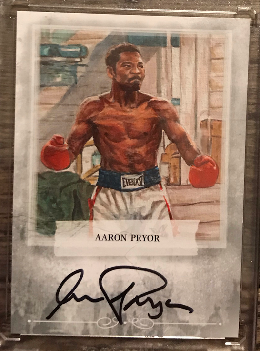 Ringside Boxing Round 1 Aaron Pryor A-AP1 silver auto /90