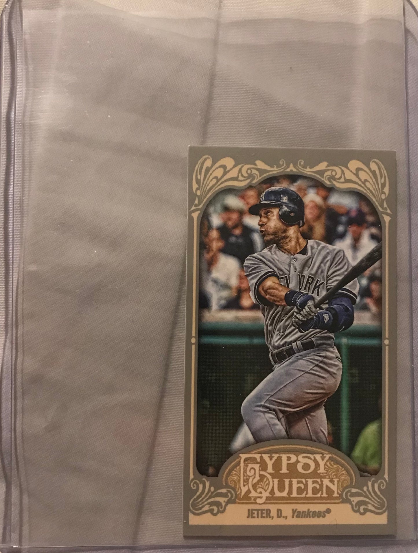 2012 Topps Gypsy Queen Mini Derek Jeter  variation batting #100 sp