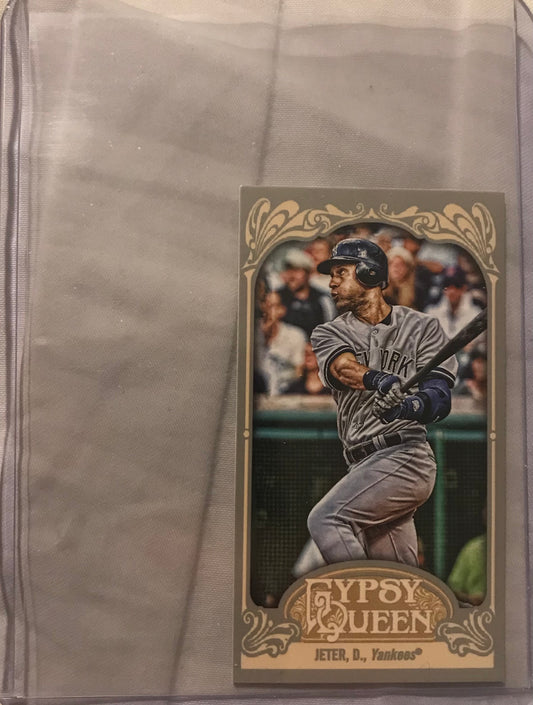 2012 Topps Gypsy Queen Mini Derek Jeter  variation batting #100 sp
