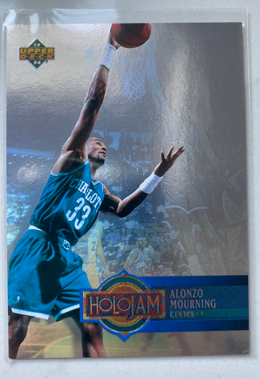 Alonzo Mourning 1993-94 Upper Deck Holojams #H3 Charlotte Hornets