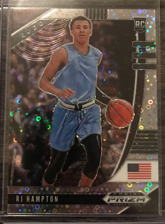 2020-21 Panini Prizm silver disco fast break RJ Hampton rookie rc #53