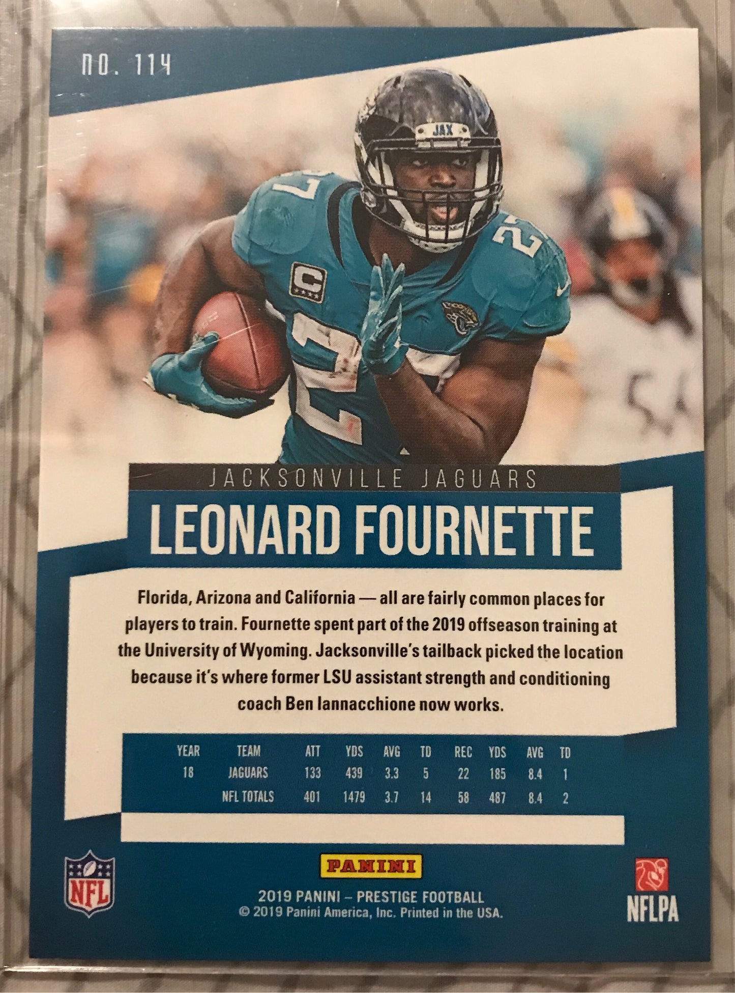 2019 Panini Prestige Leonard Fournette Xtra Points 13/25 #114