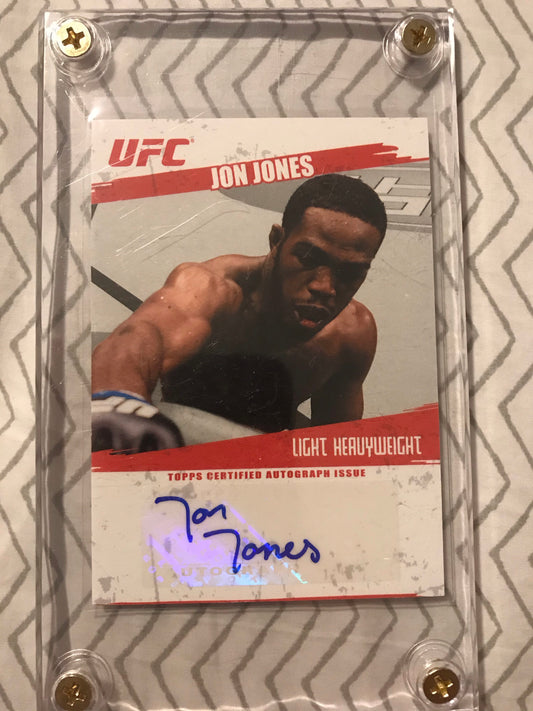 Topps UFC 2009 Round 2- Jon Bones Jones Rookie Auto rc autograph