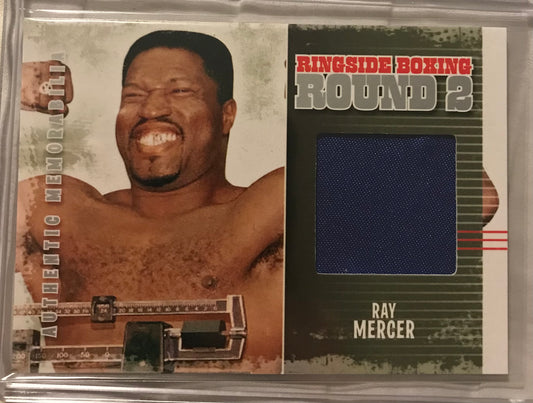 Ringside boxing round 2 Ray Mercer trunks relic AM-38 /78