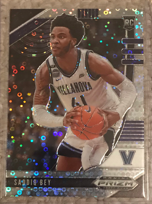 2020-21 Panini Prizm silver disco fast break Saddiq Bey rookie rc #19