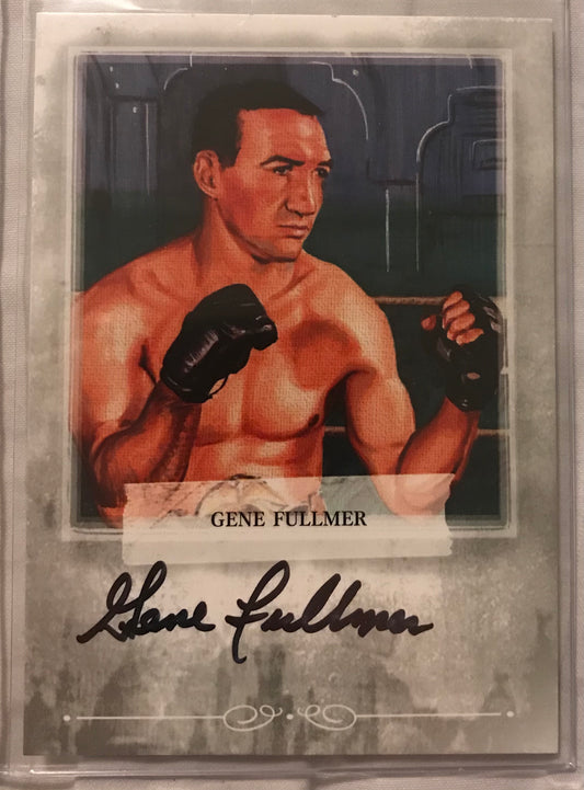 Ringside boxing round 2 Gene Fullmer A-GF1 auto /100