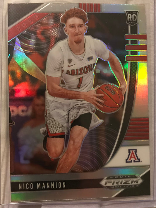 2020-21 Panini Prizm silver Nico Mannion rookie rc #58