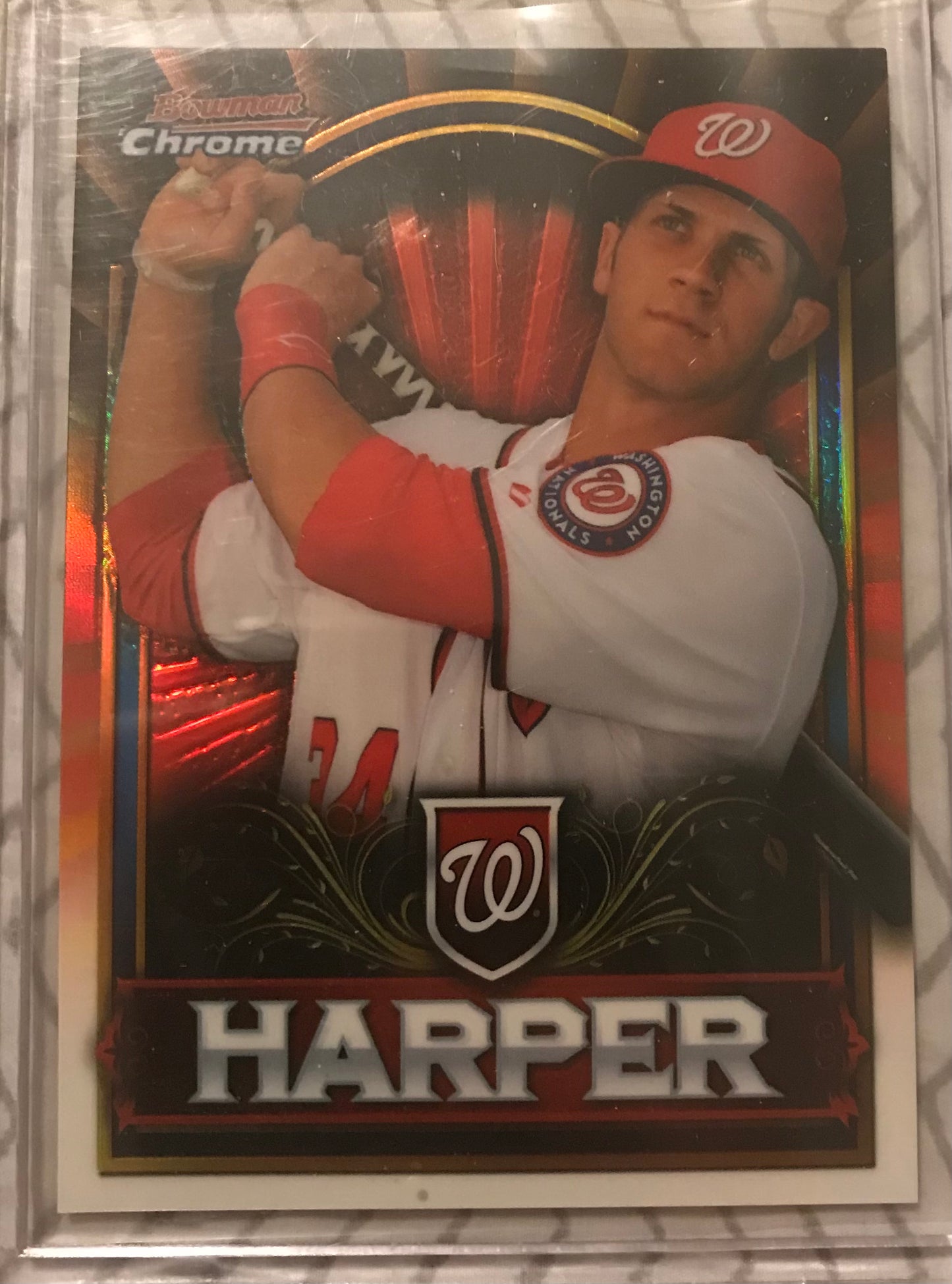 2011 Bowman Chrome Bryce Harper Retail Exclusive Rookie RC Refractor BCE1