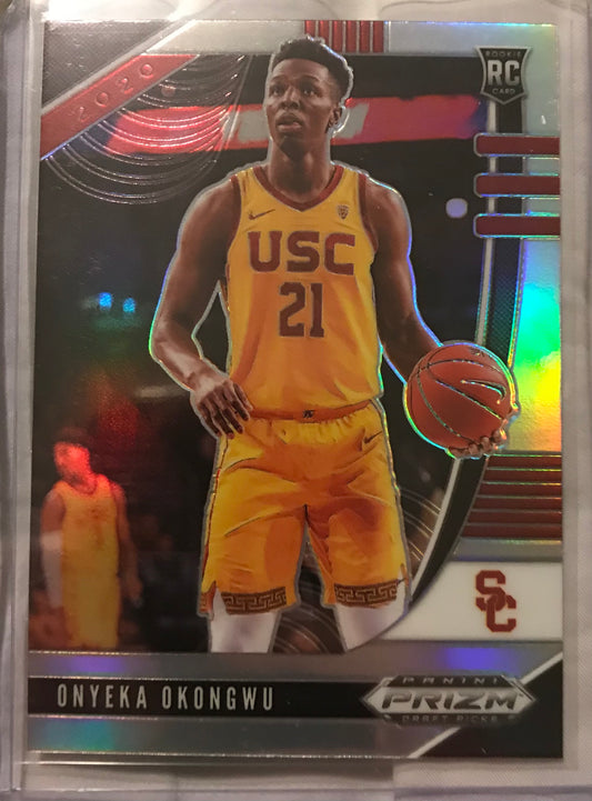 2020-21 Panini Prizm silver Onyeka Okongwu rookie rc #5