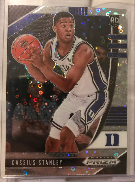 2020-21 Panini Prizm silver disco fast break Cassius Stanley rookie rc #28