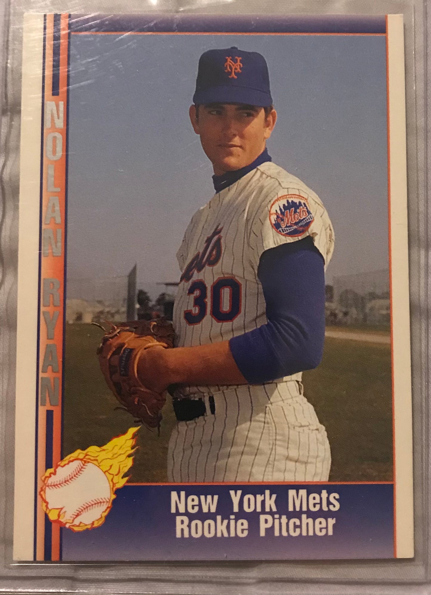 1991 Pacific Nolan Ryan New York Mets rookie pitcher #6