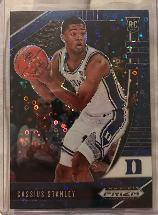 2020-21 Panini Prizm blue disco fast break Cassius Stanley rookie rc #28 54/175