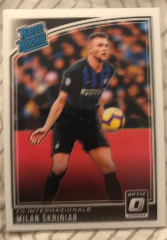 2018-19 Panini Donruss Optic Milan Skriniar Inter Milan Rated Rookie SP 178