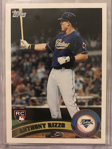 2011 Topps Update Anthony Rizzo rookie rc US55