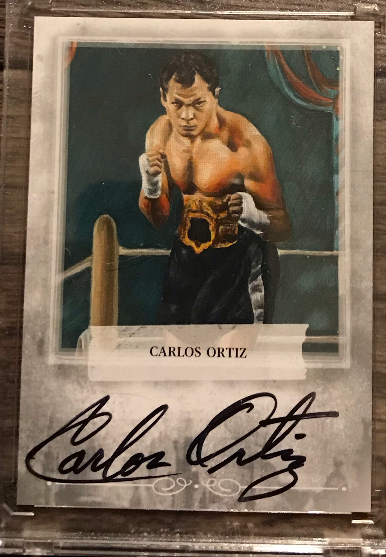 Ringside Boxing Round 1 Carlos Ortiz A-CO1 silver auto /90