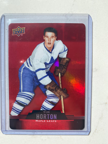 Tim Hortons Hockey 2020-21 Red Parallel Die Cuts