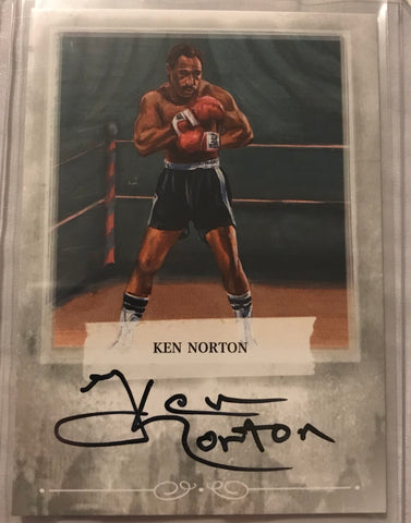 Ringside boxing round 2 Ken Norton A-KN2 auto /100