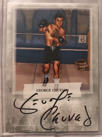 Ringside boxing round 2 George Chuvalo A-GCH2 auto /100