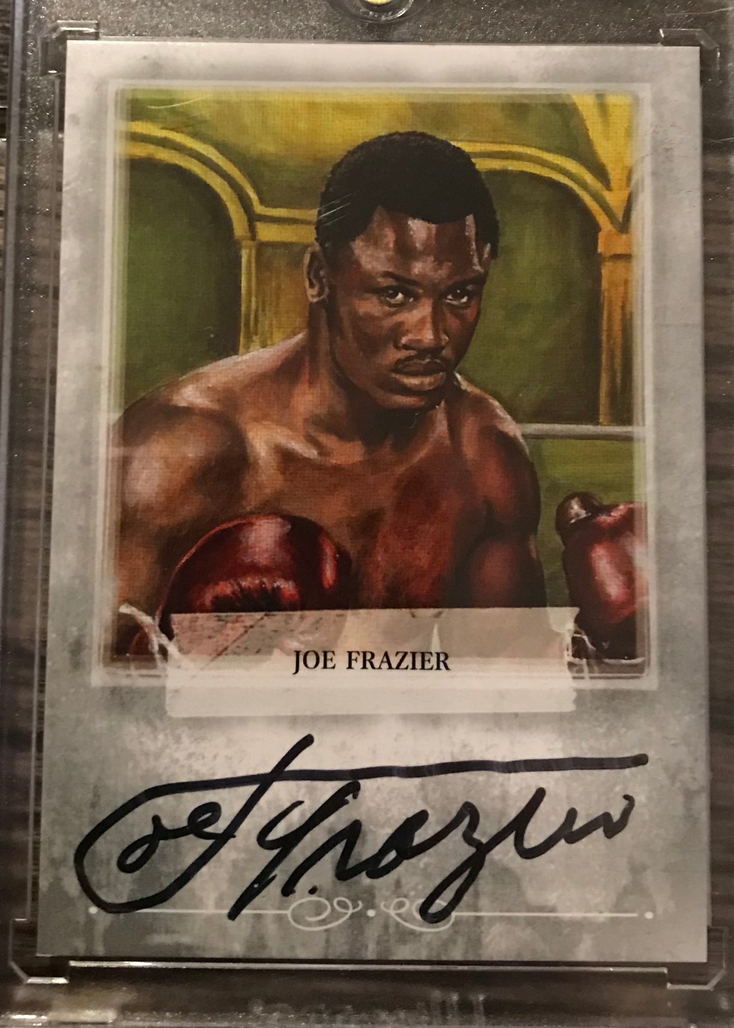 Ringside Boxing Round 1 Joe Frazier Autograph A-JF1 silver auto /90