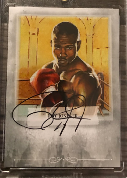 2010 Ringside Boxing Round 1 Roy Jones Autograph A-RJJ2 silver auto /90