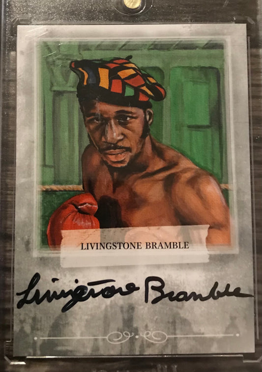 Ringside Boxing Round 1 Livingstone Bramble Autograph A-LB1 silver auto /90