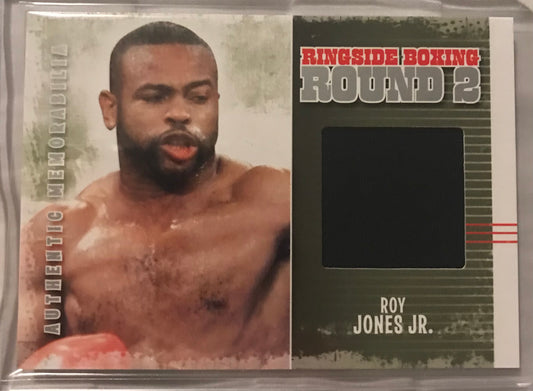 Ringside boxing round 2 Roy Jones jr trunks relic AM-45 /78