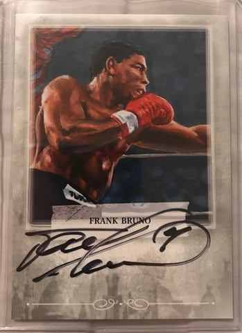 Ringside boxing round 2 Frank Bruno A-FB1 auto /100