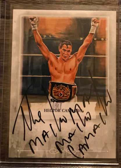 2010 Ringside Boxing Round 1 Hector Macho Camacho auto A-HC3 silver /90