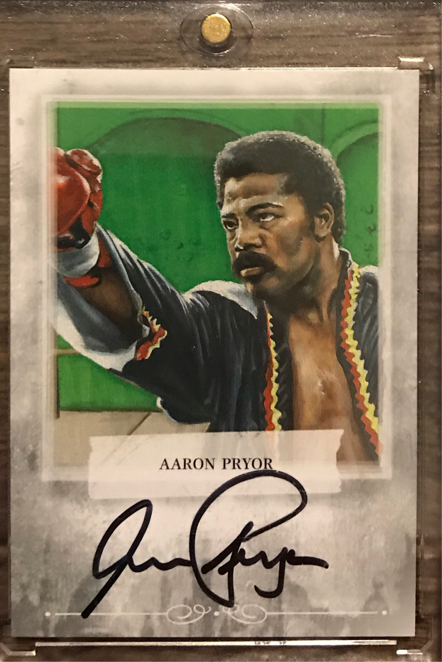 Ringside Boxing Round 1 Aaron Pryor A-AP2 silver auto /90