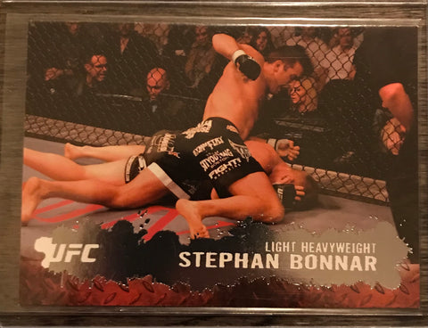 Topps UFC 2009 Round 2- Stephan Bonnar #98 rare error missing foil 1/1?
