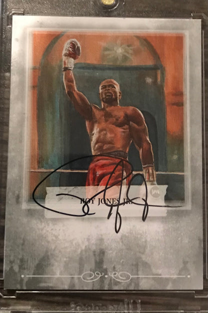 2010 Ringside Boxing Round 1 Roy Jones Autograph A-RJJ1 silver auto /90