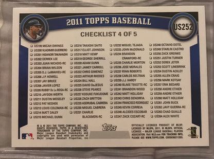 2011 Topps Update Derek Jeter #US252