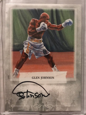 Ringside boxing round 2 Glen Johnson A-GJ2 auto /100