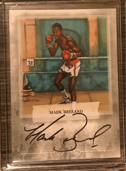 2010 Ringside Boxing Round 1 Mark Breland Autograph A-MB1 silver version 1 of 90