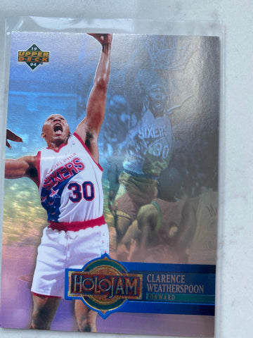 Clarence Weatherspoon 1993-94 Upper Deck Holojams #H20 Philadelphia 76ers