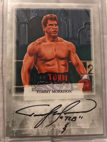 Ringside boxing round 2 Tommy Morrison A-TM1 auto /100