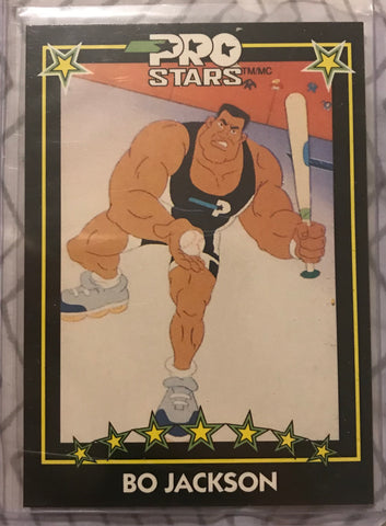 1991 Bo Jackson Prostars pro stars cereal show card