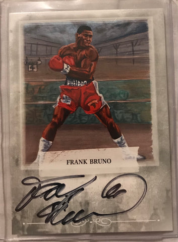Ringside boxing round 2 Frank Bruno A-FB2 auto /100