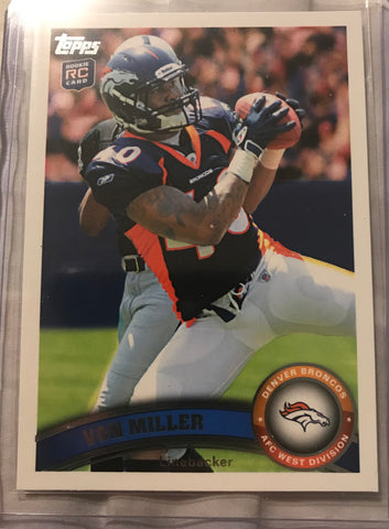 Von Miller 2011 Topps Denver Broncos Rookie Card #427