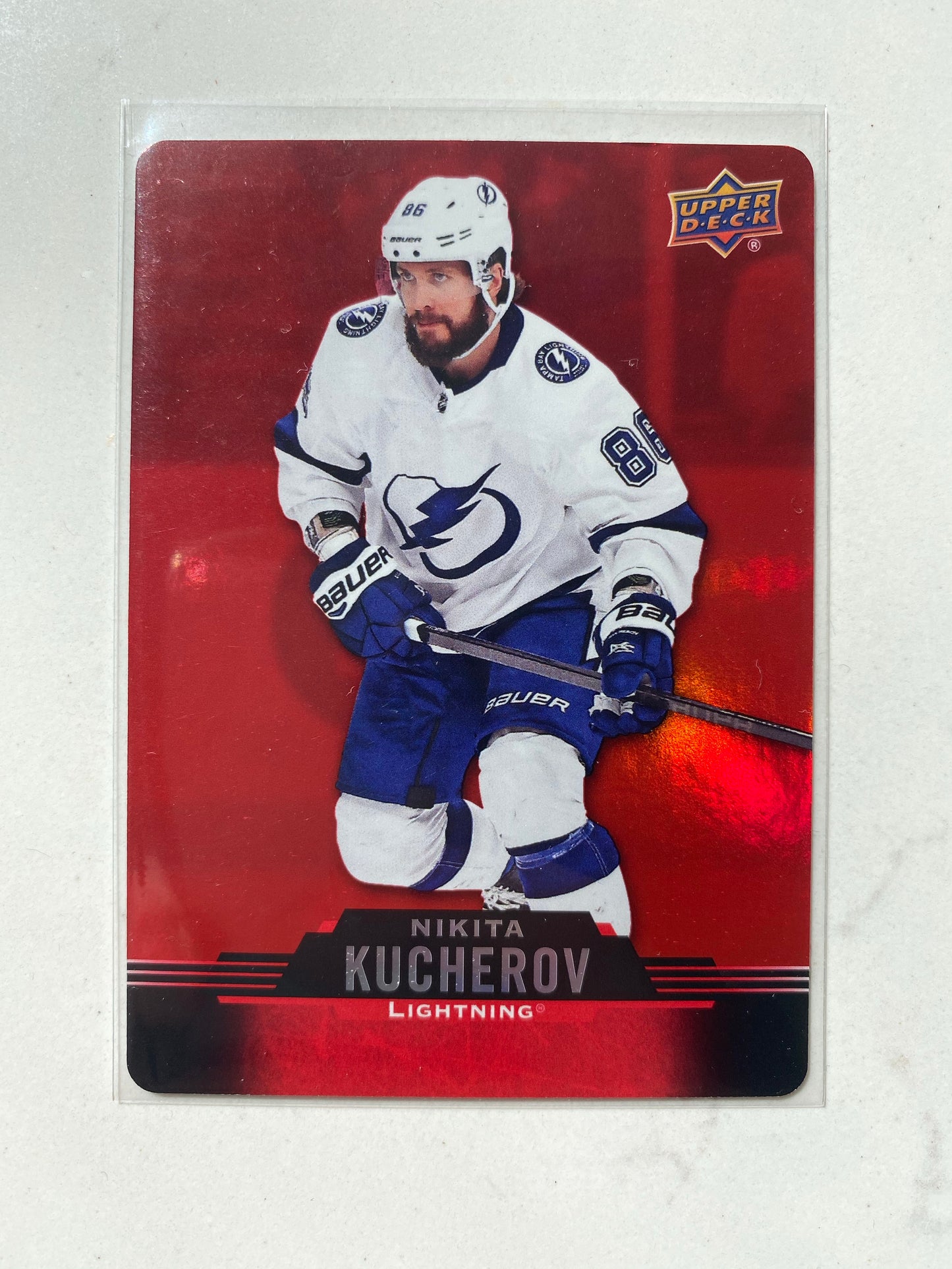 Tim Hortons Hockey 2020-21 Red Parallel Die Cuts