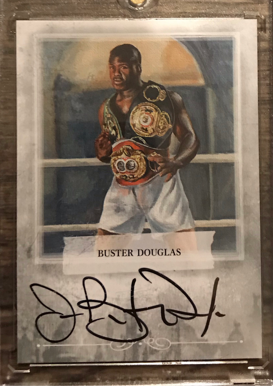 Ringside Boxing Round 1 James Buster Douglas A-BD1 silver auto /90