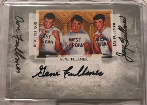 Ringside boxing round 2 Don Jay Gene Fullmer A-DGJF auto /100
