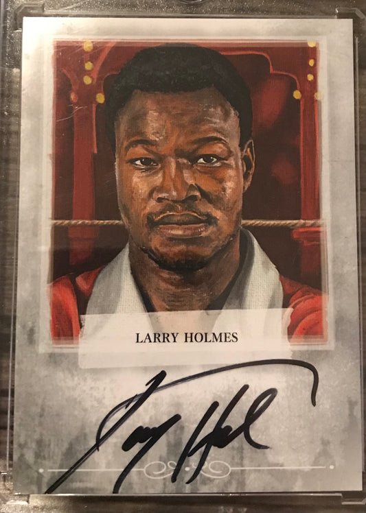 2010 Ringside Boxing Round 1 Larry Holmes Autograph A-LH1 silver auto /90