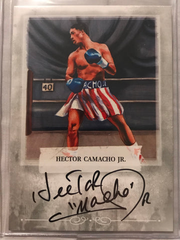 Ringside boxing round 2 Hector Camacho jr A-HCJ2 auto /100